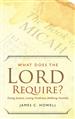 What Does the Lord Require?