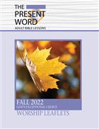 Fall 2022 - Worship Leaflets: Printed