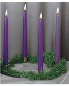 Advent Wreaths with Candles