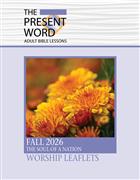Fall 2026: Worship Leaflets: Printed